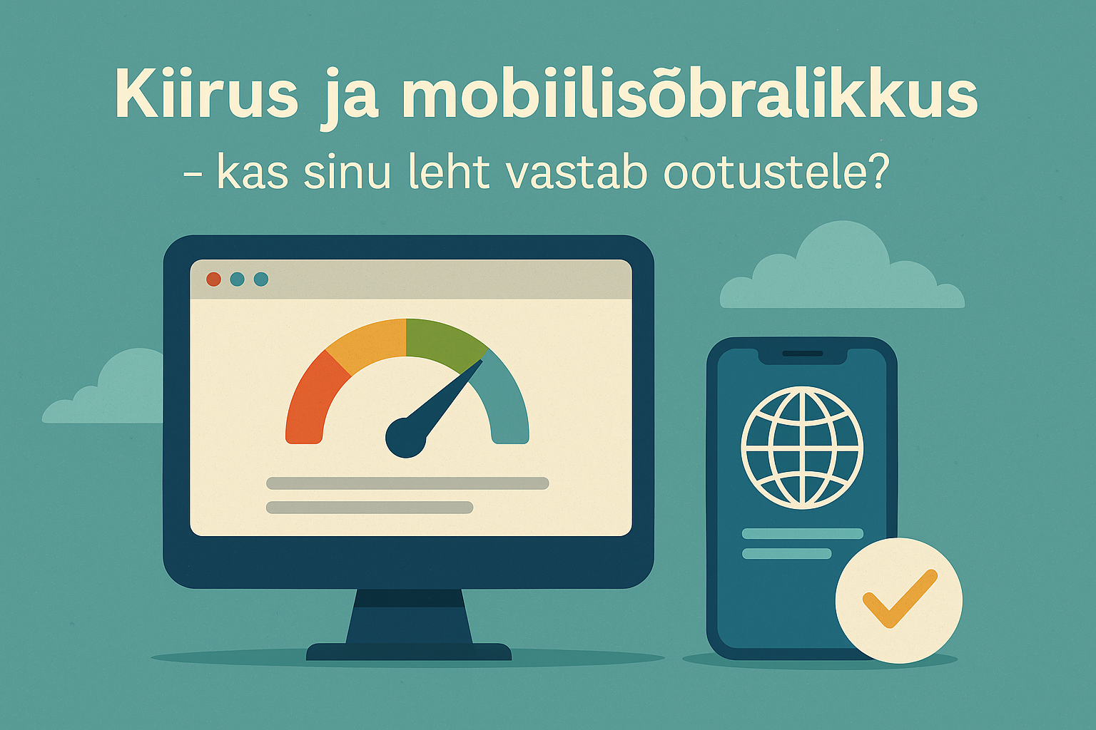 kiirus ja mobiilisõbralikkus
